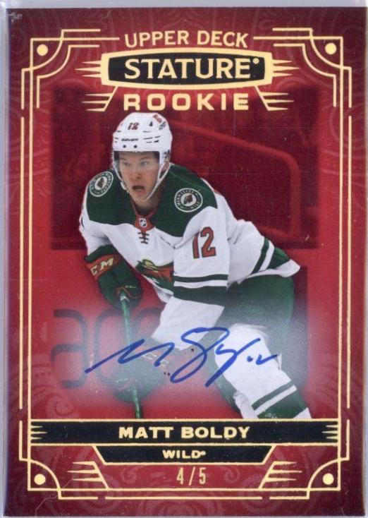 Matt Boldy [Photo Variant Red Autograph] #101