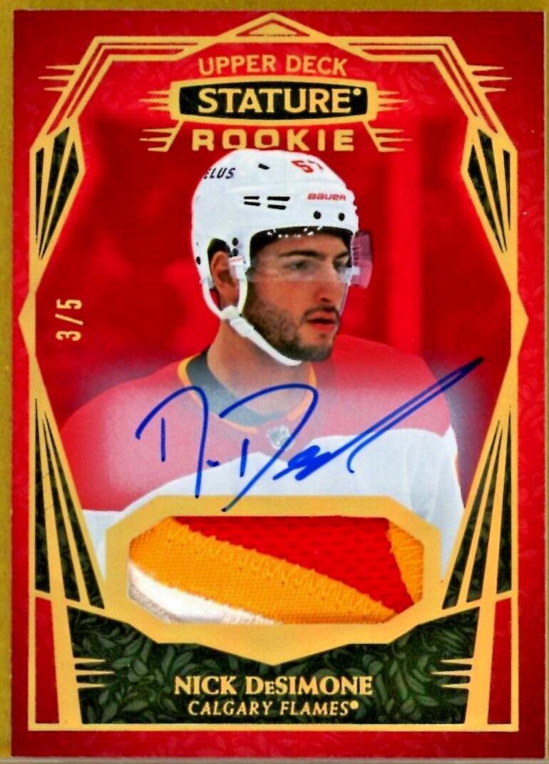 Nick DeSimone [Design Photo Variant Autograph Patch Red] #124