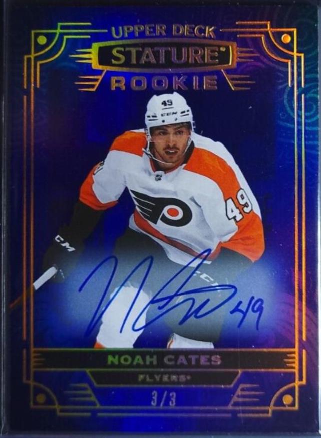 Noah Cates [Photo Variant Blue Autograph] #166