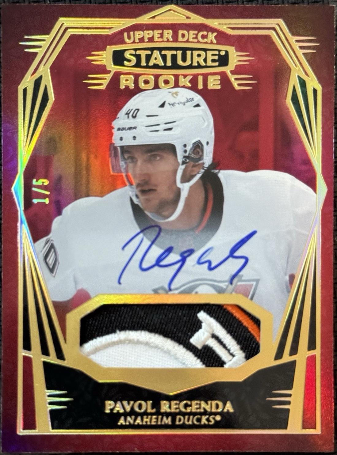 Pavol Regenda [Design Photo Variant Autograph Patch Red] #182