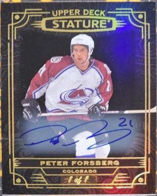Peter Forsberg [Black Autograph] #8