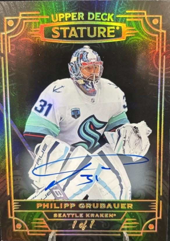 Philipp Grubauer [Black Autograph] #85