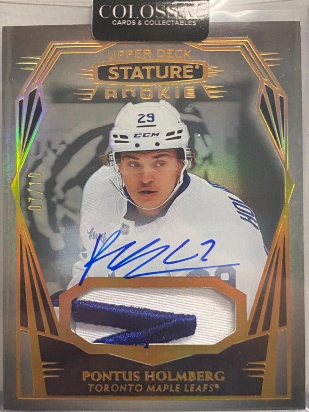 Pontus Holmberg [Design Photo Variant Autograph Patch] #161