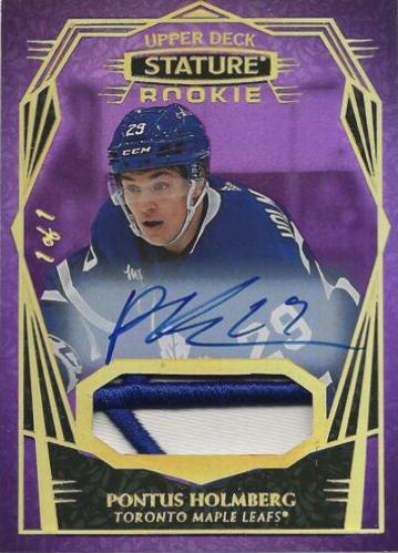 Pontus Holmberg [Design Variant Autograph Patch Purple] #161