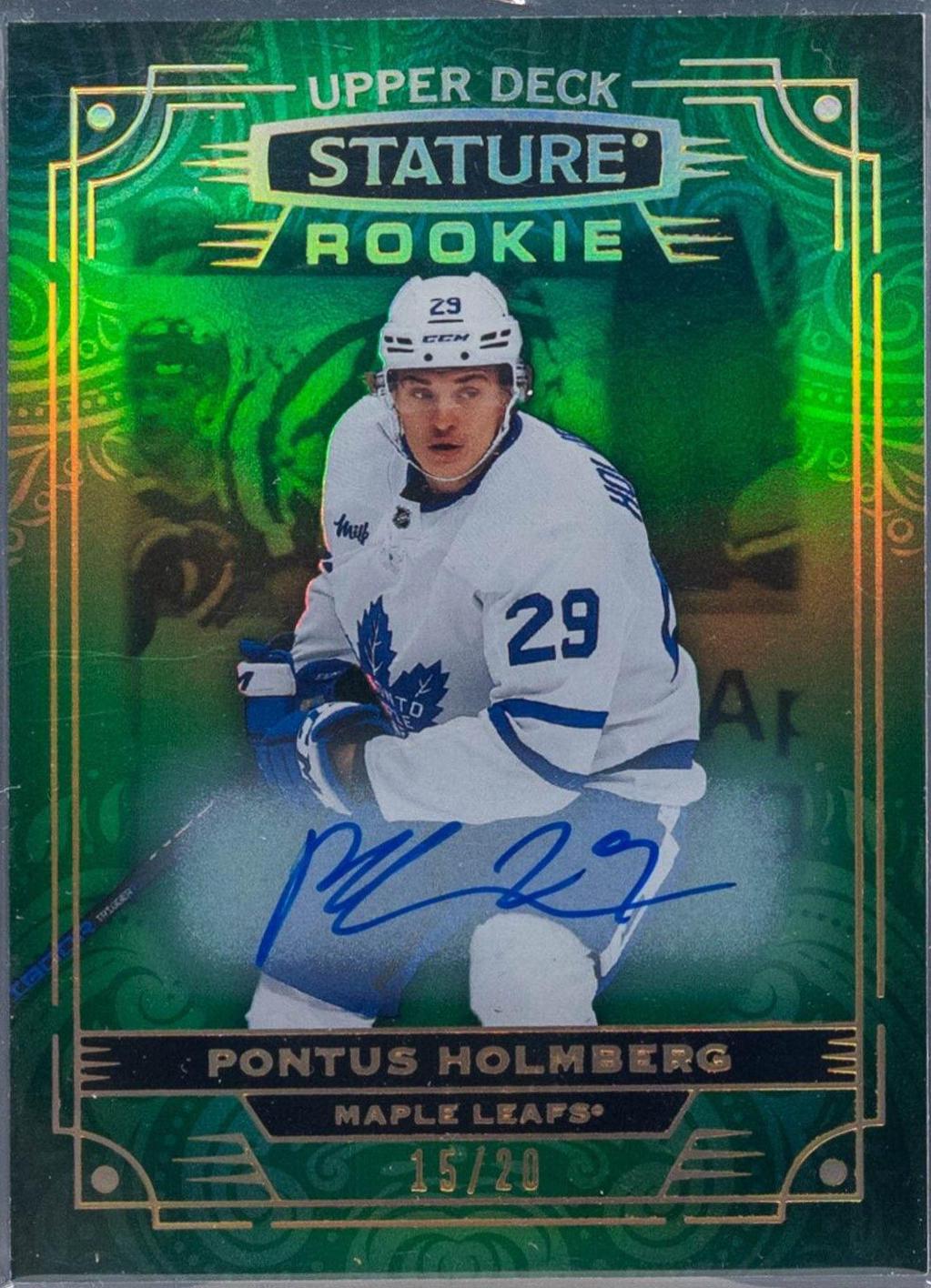 Pontus Holmberg [Photo Variant Green Autograph] #161
