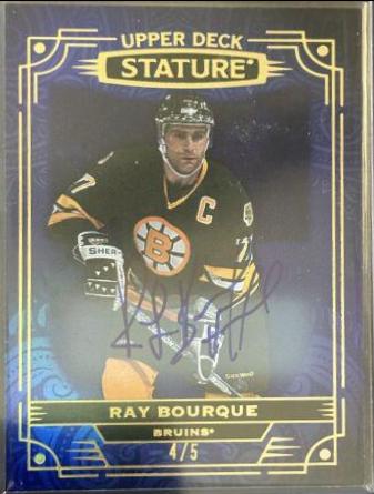 Ray Bourque [Blue Autograph] #6