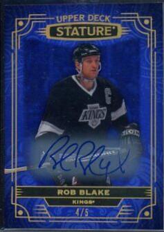 Rob Blake [Blue Autograph] #14