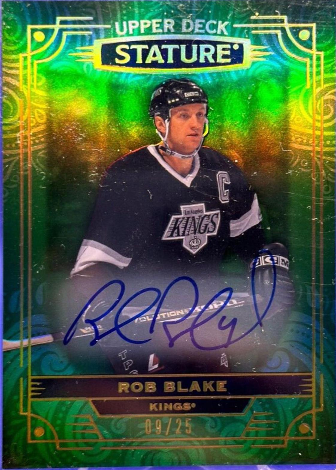 Rob Blake [Green Autograph ] #14
