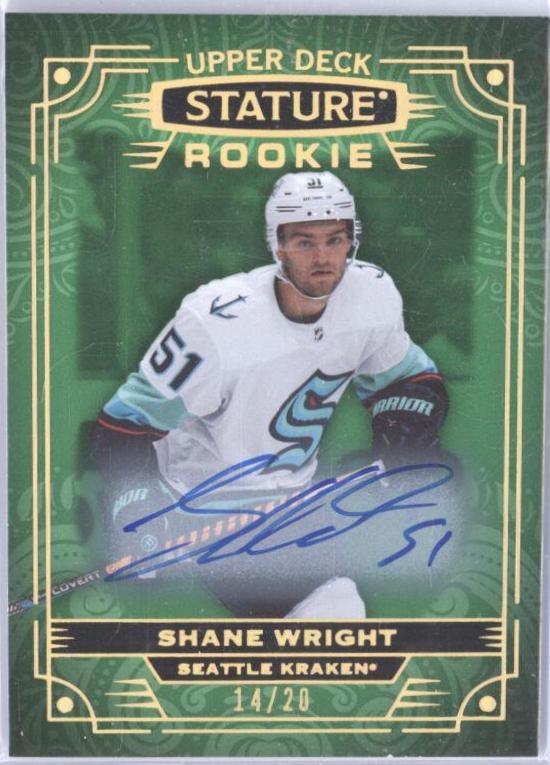 Shane Wright [Photo Variant Green Autograph] #106