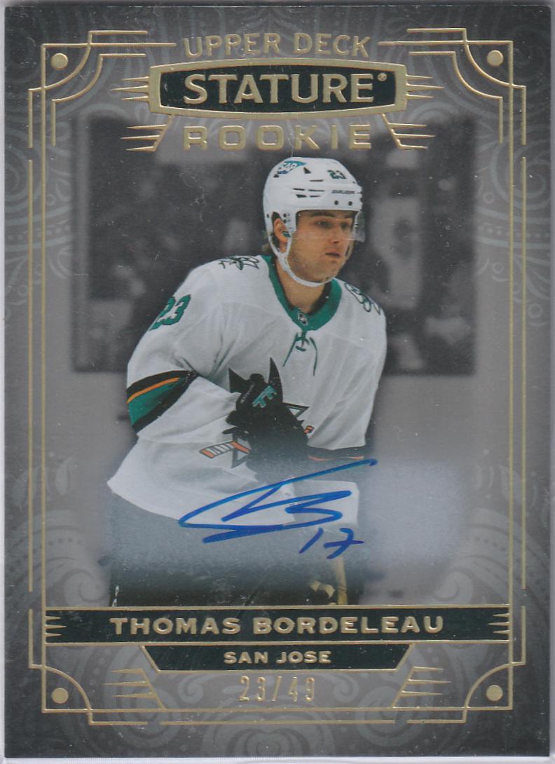 Thomas Bordeleau [Black Autograph] #173