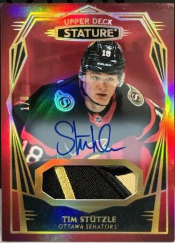 Tim Stutzle [Design Variant Autograph Patch Red] #31
