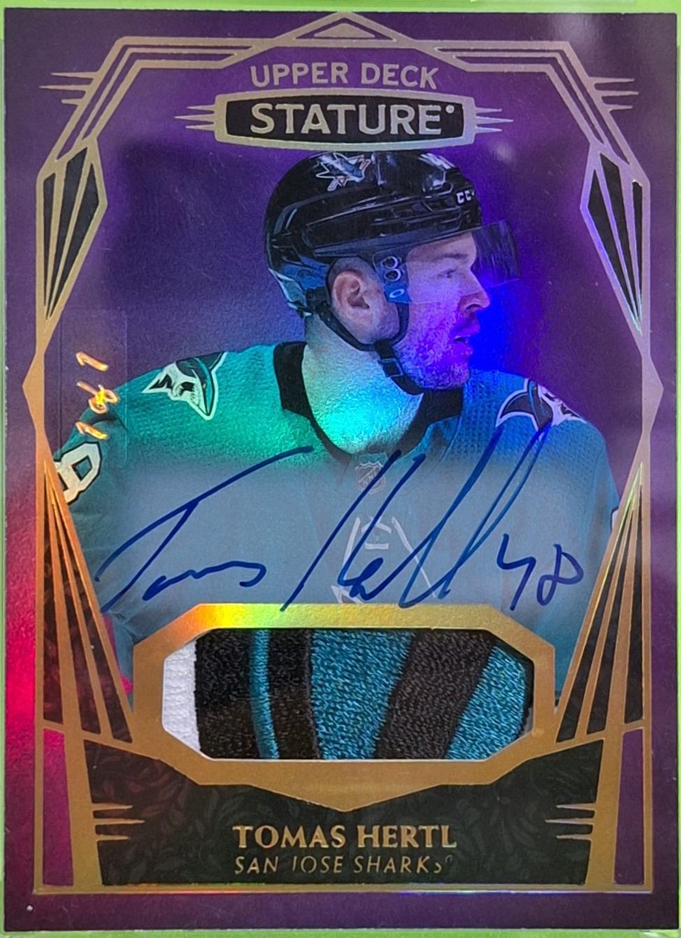 Tomas Hertl [Black Autograph] #60