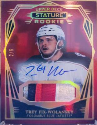 Trey Fix Wolansky [Design Variant Autograph Patch Red] #168