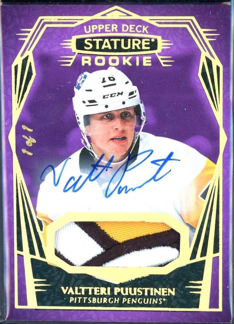 Valtteri Puustinen [Design Variant Autograph Patch Purple] #160