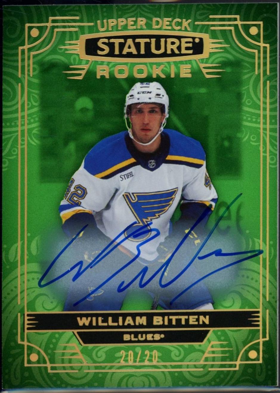 William Bitten [Photo Variant Green Autograph] #142