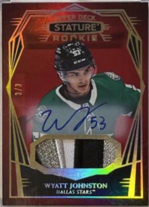 Wyatt Johnston [Design Variant Autograph Patch Red] #176