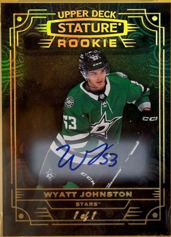 Wyatt Johnston [Photo Variant Black Autograph] #176