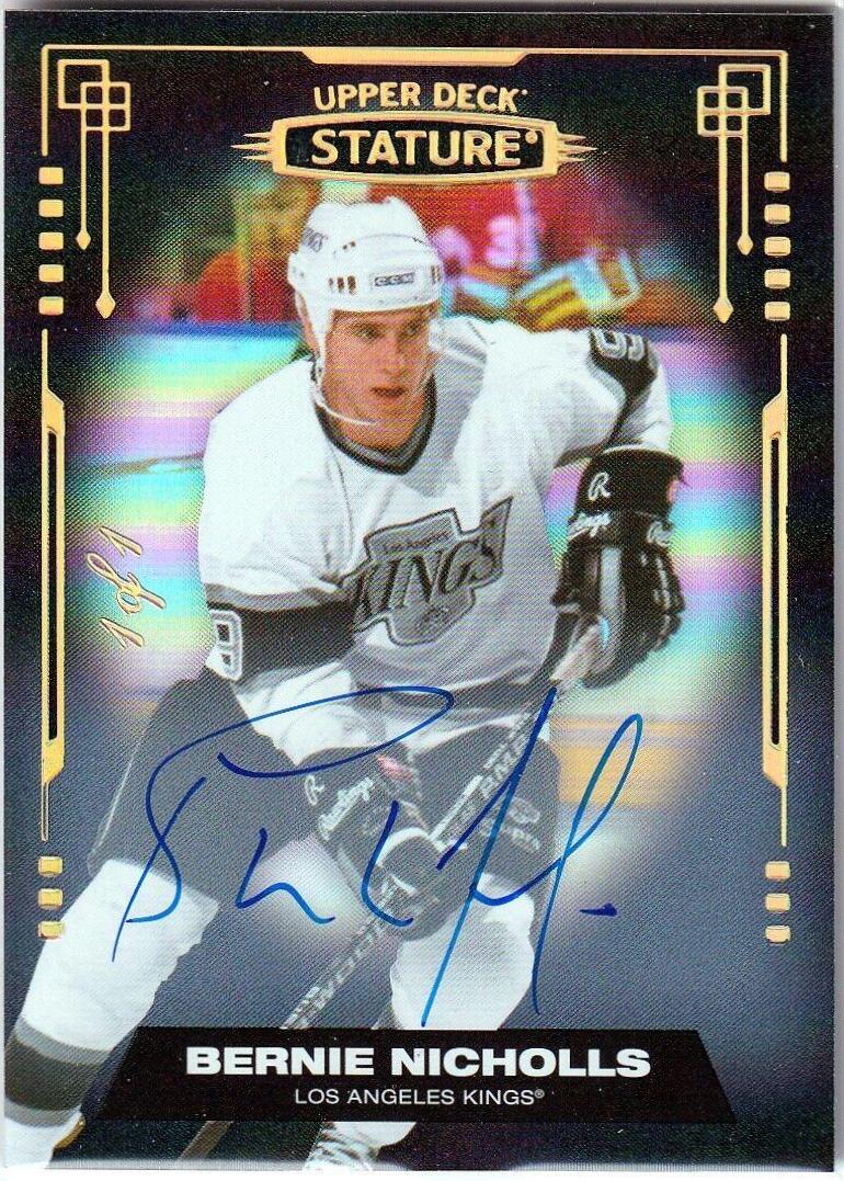 Bernie Nicholls [Autograph Black] #20