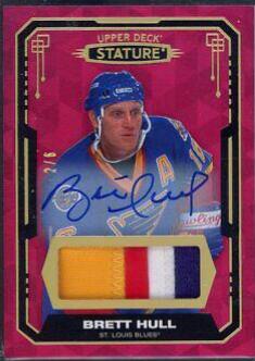 Brett Hull [Design Variant Autograph Material Red] #13