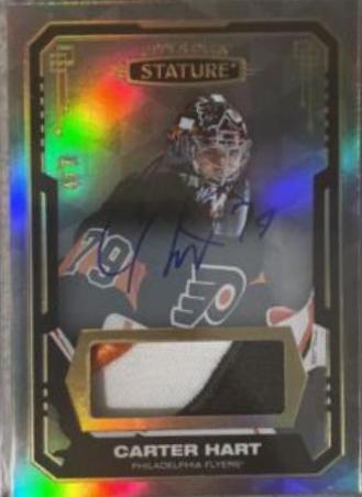 Carter Hart [Design Variant Autograph Material] #34