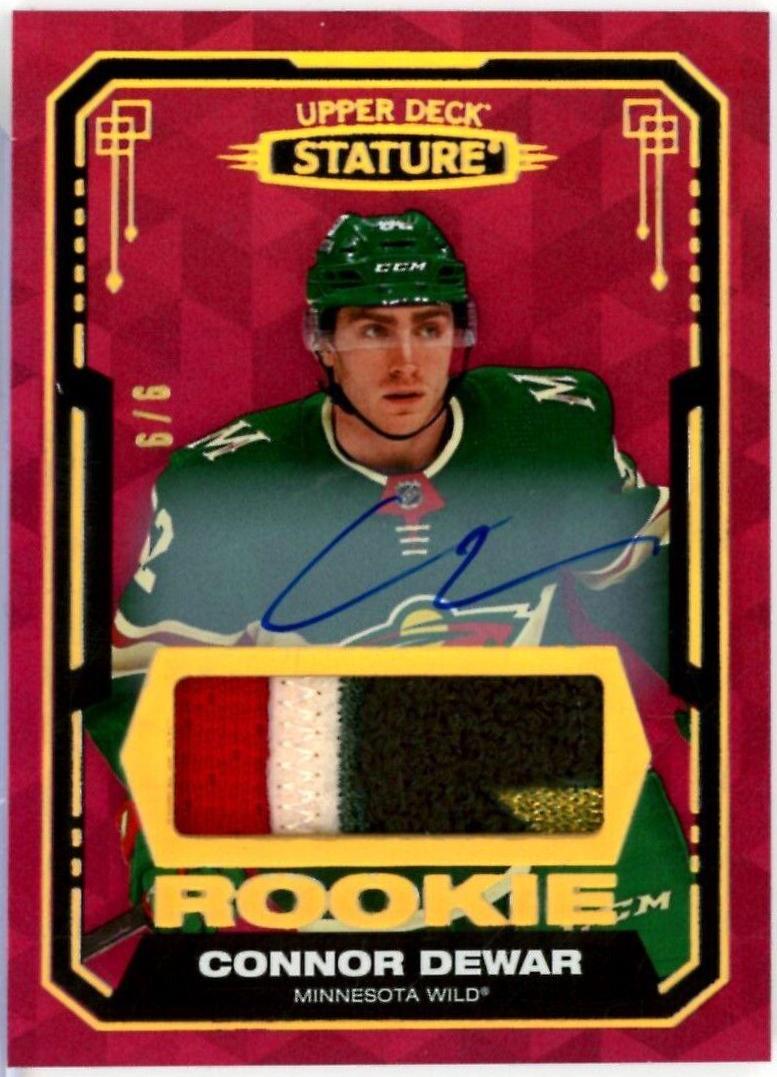 Connor Dewar [Design Photo Variant Autograph Material Red] #127
