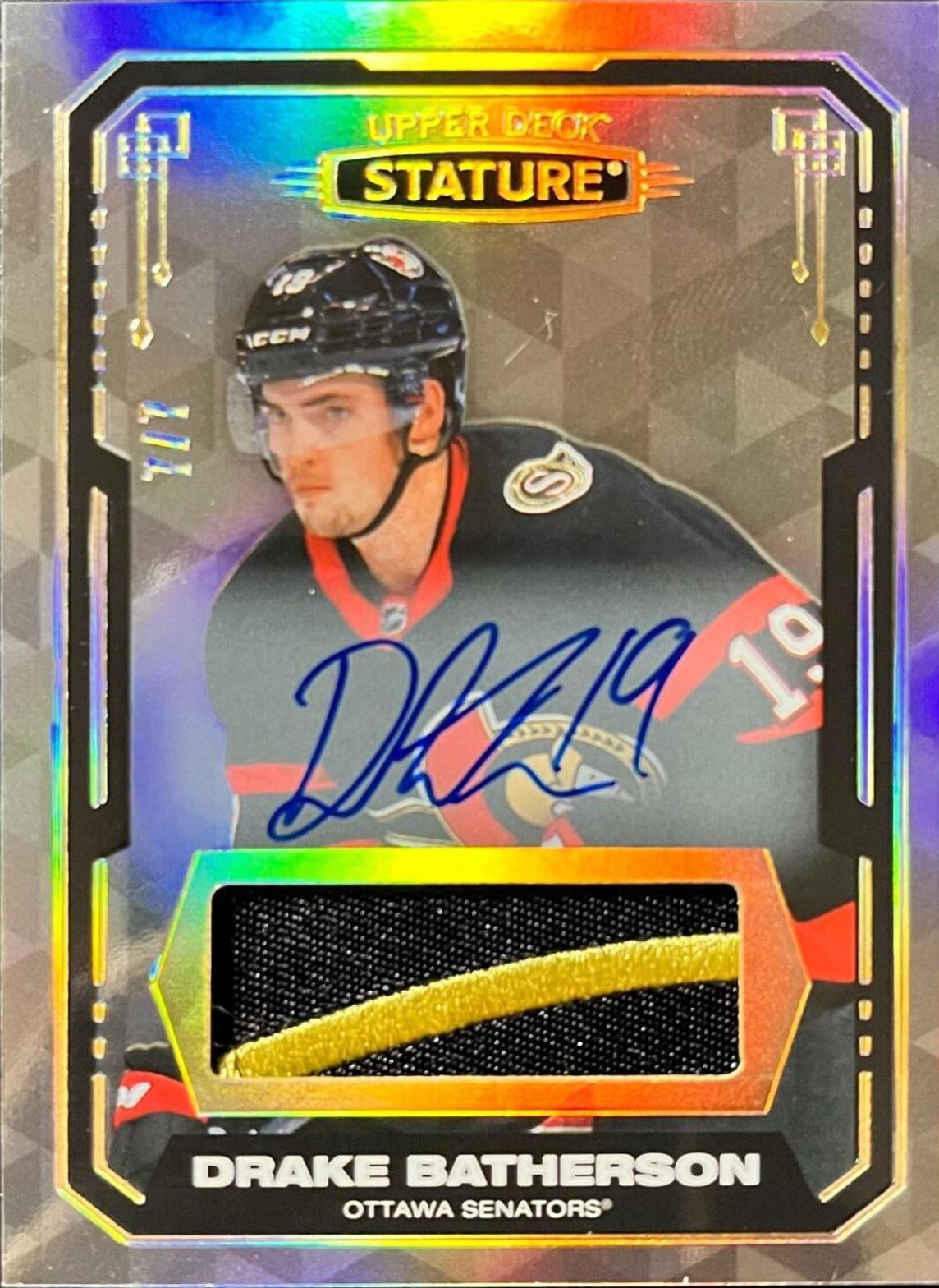 Drake Batherson [Design Variant Autograph Material] #95