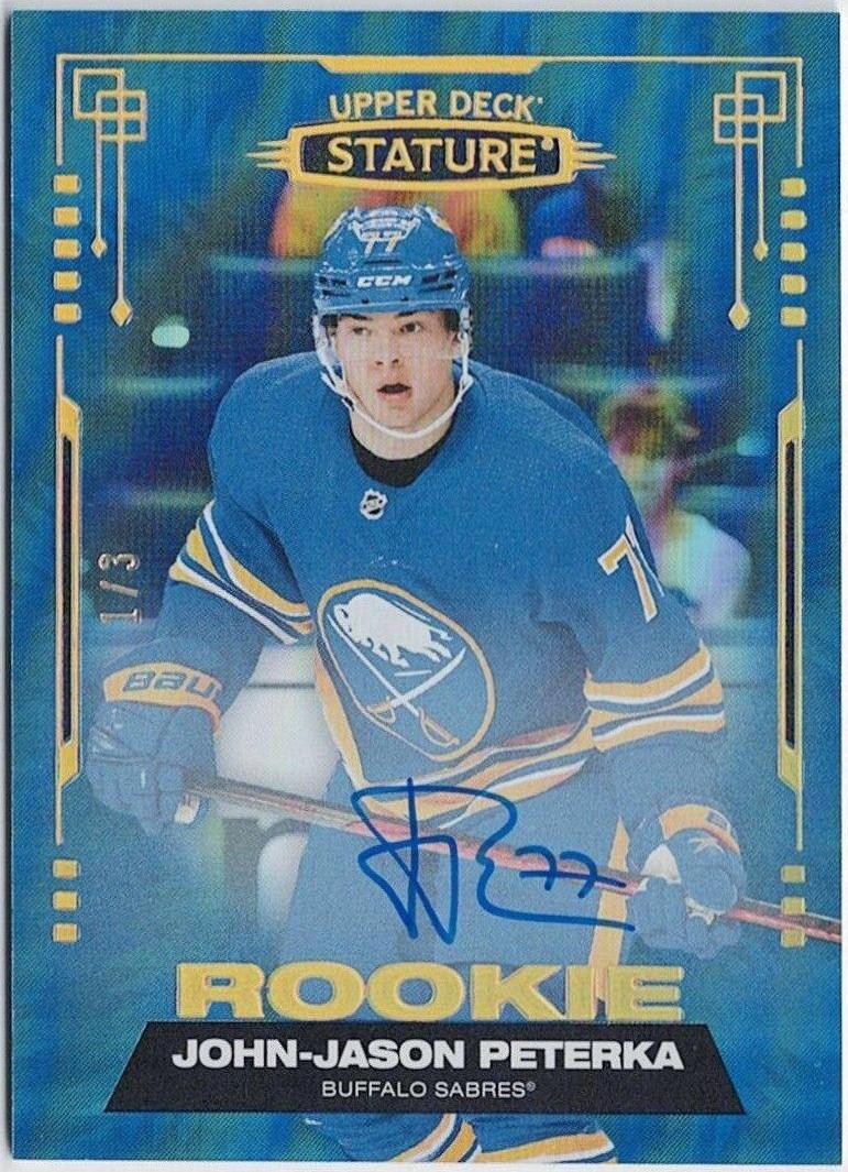 J. J. Peterka [Photo Variant Autograph Blue] #156