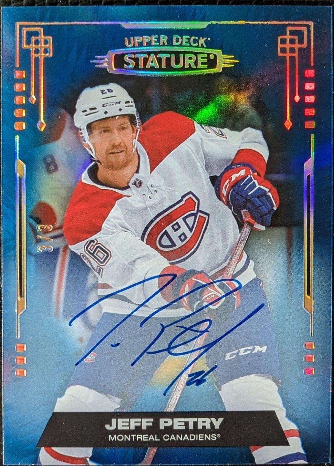 Jeff Petry [Photo Variant Autograph Blue] #81
