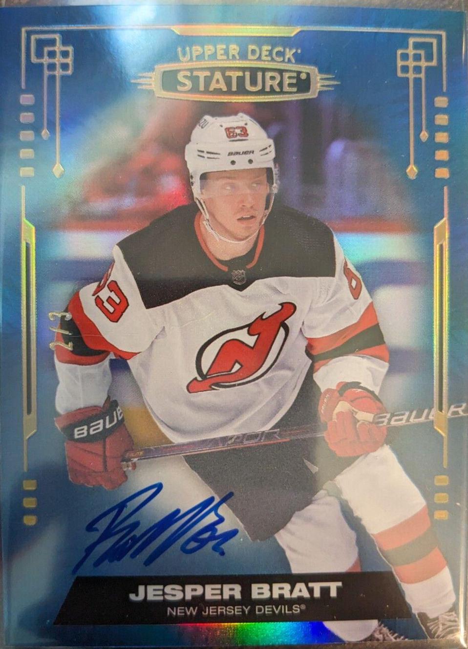 Jesper Bratt [Photo Variant Autograph Blue] #64