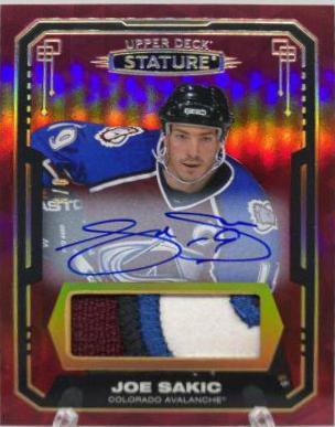 Joe Sakic [Design Variant Autograph Material Red] #37