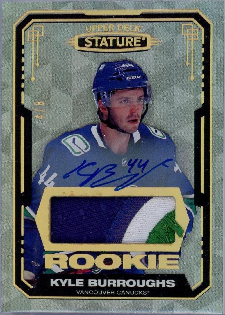 Kyle Burroughs [Design Photo Variant Autograph Material] #196