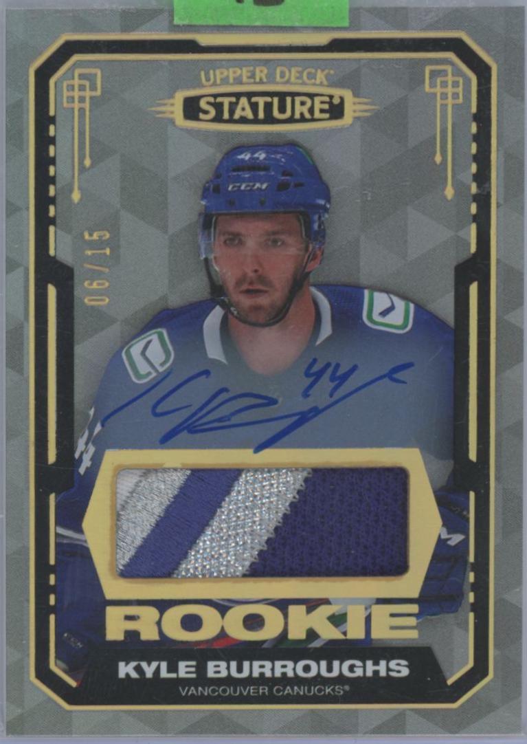 Kyle Burroughs [Design Variant Autograph Material] #196