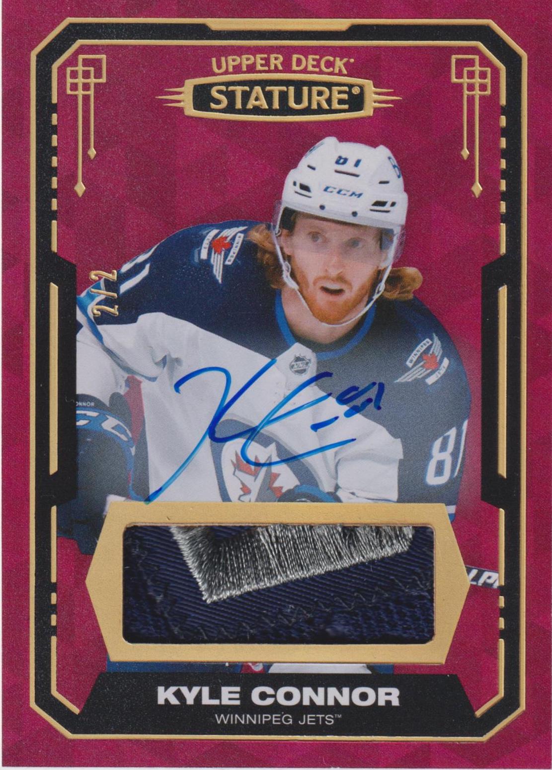 Kyle Connor [Design Photo Variant Autograph Material Red] #50