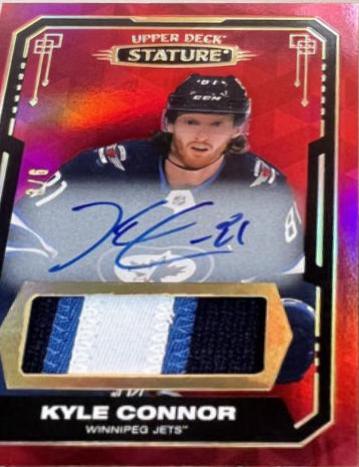 Kyle Connor [Design Variant Autograph Material Red] #50