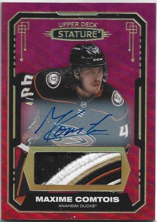 Maxime Comtois [Design Variant Autograph Material Red] #69