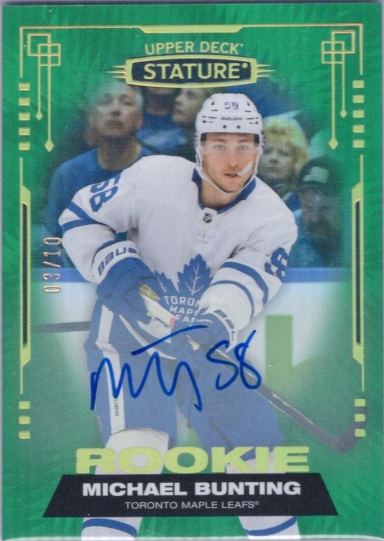 Michael Bunting [Photo Variant Autograph Green] #195