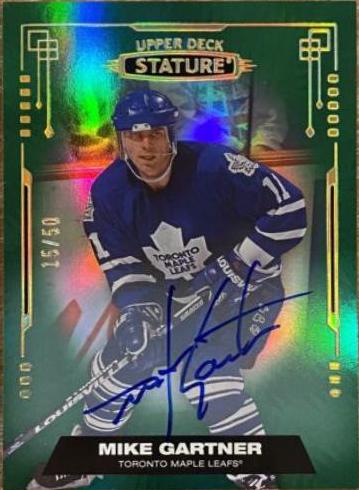 Mike Gartner [Autograph Green] #68