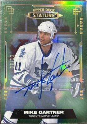 Mike Gartner [Photo Variant Autograph Green] #68