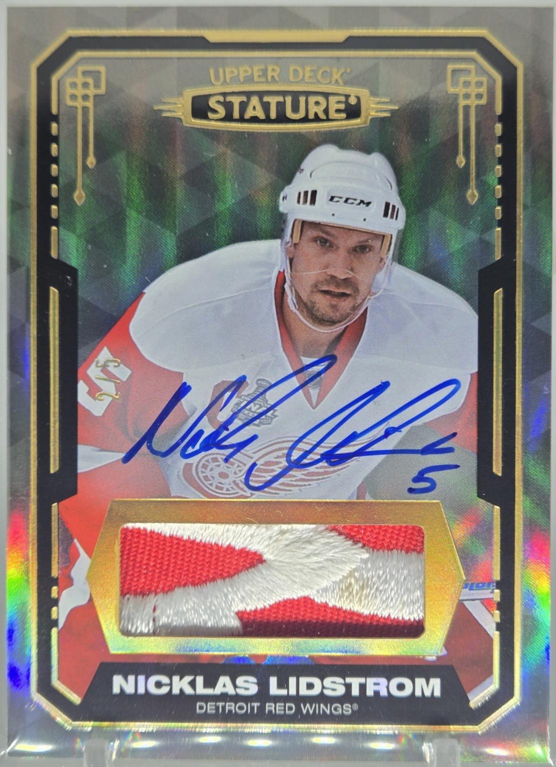 Nicklas Lidstrom [Design Photo Variant Autograph Material] #74