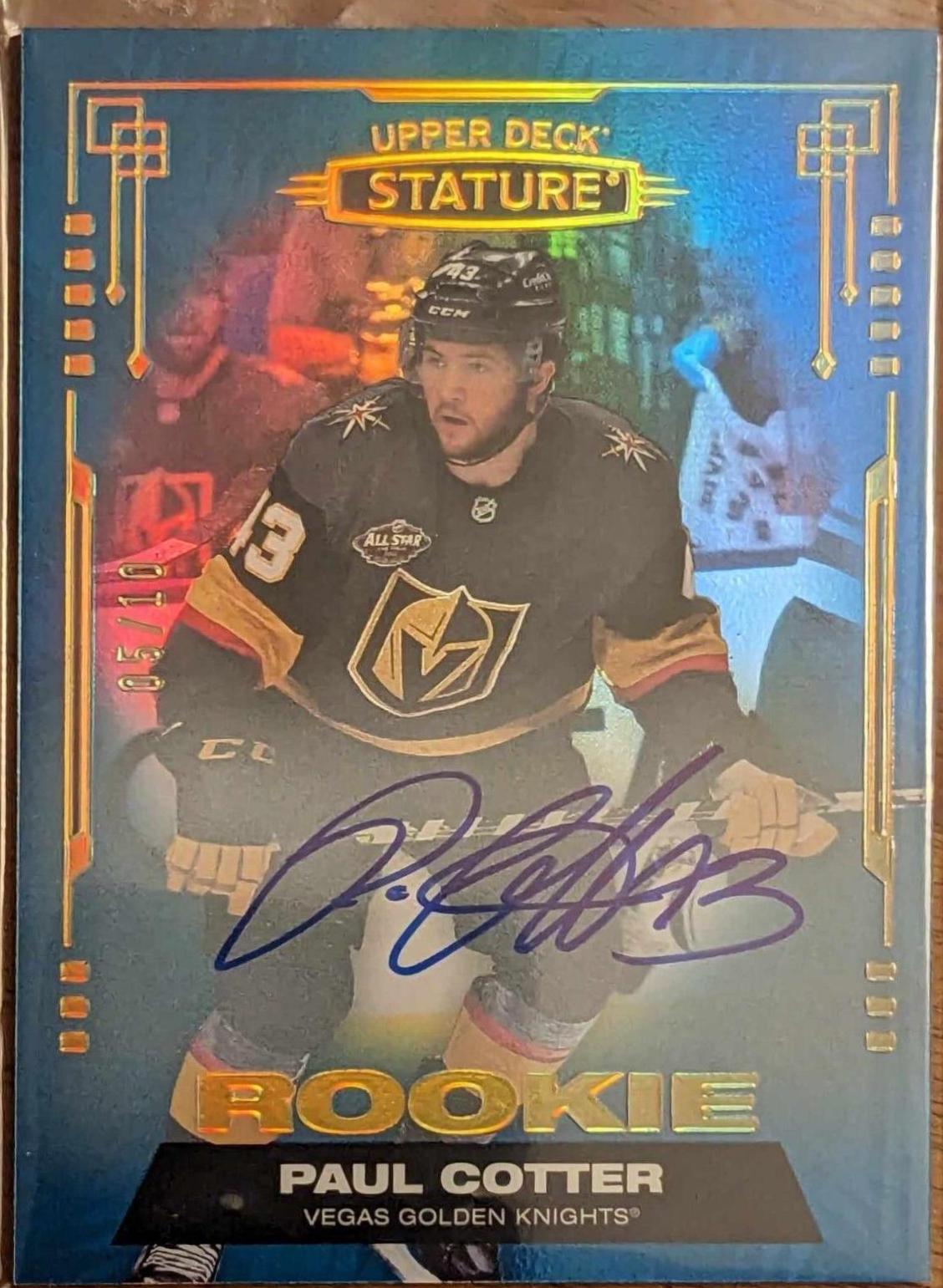 Paul Cotter [Autograph Blue] #166
