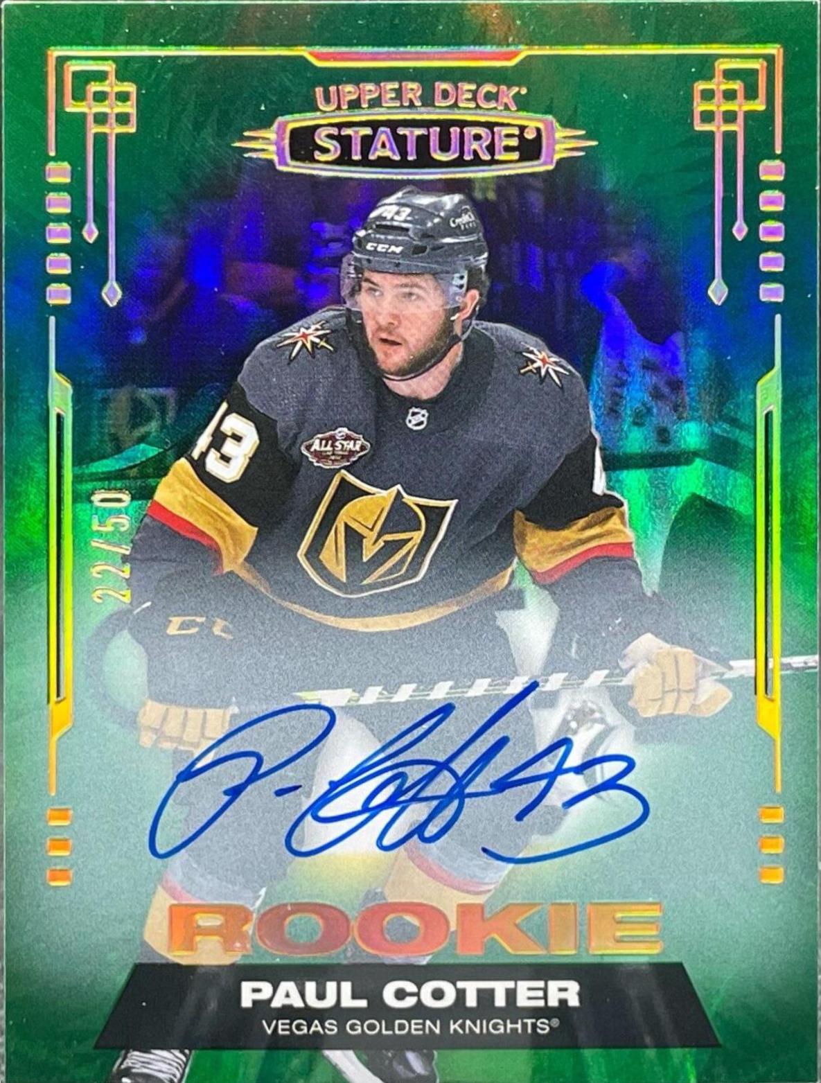 Paul Cotter [Autograph Green] #166