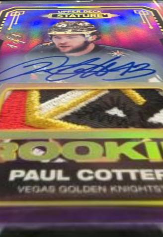 Paul Cotter [Design Variant Autograph Material Purple] #166