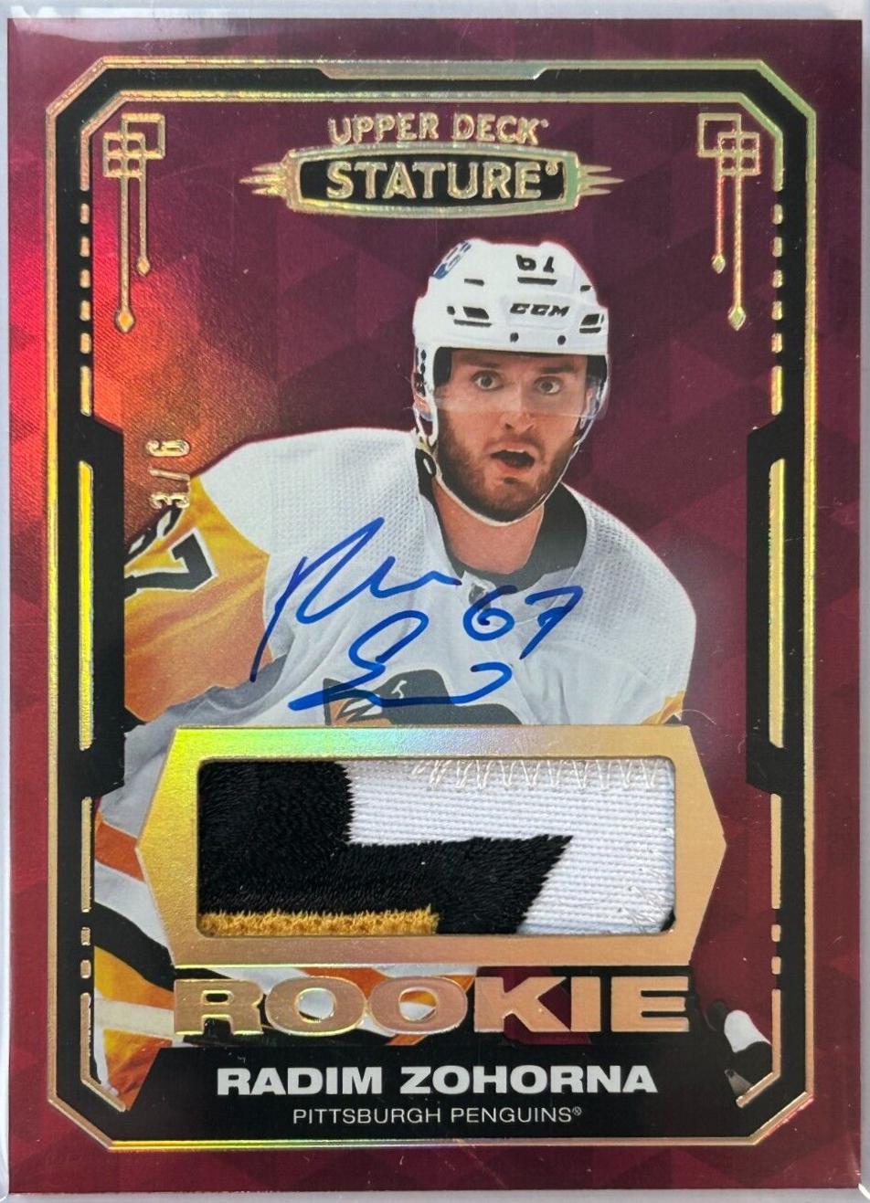 Radim Zohorna [Design Variant Autograph Material Red] #197