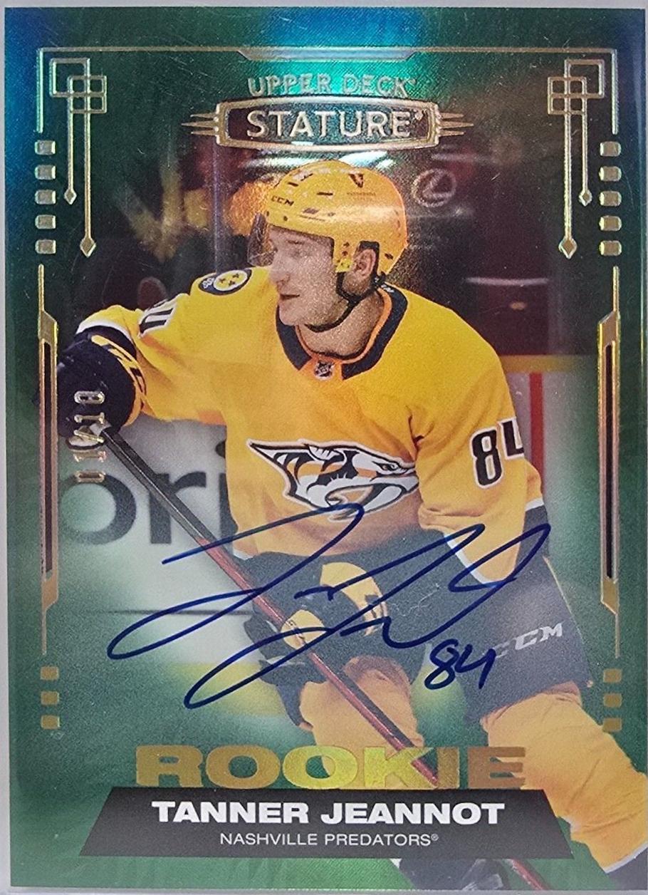 Tanner Jeannot [Photo Variant Autograph Green] #188