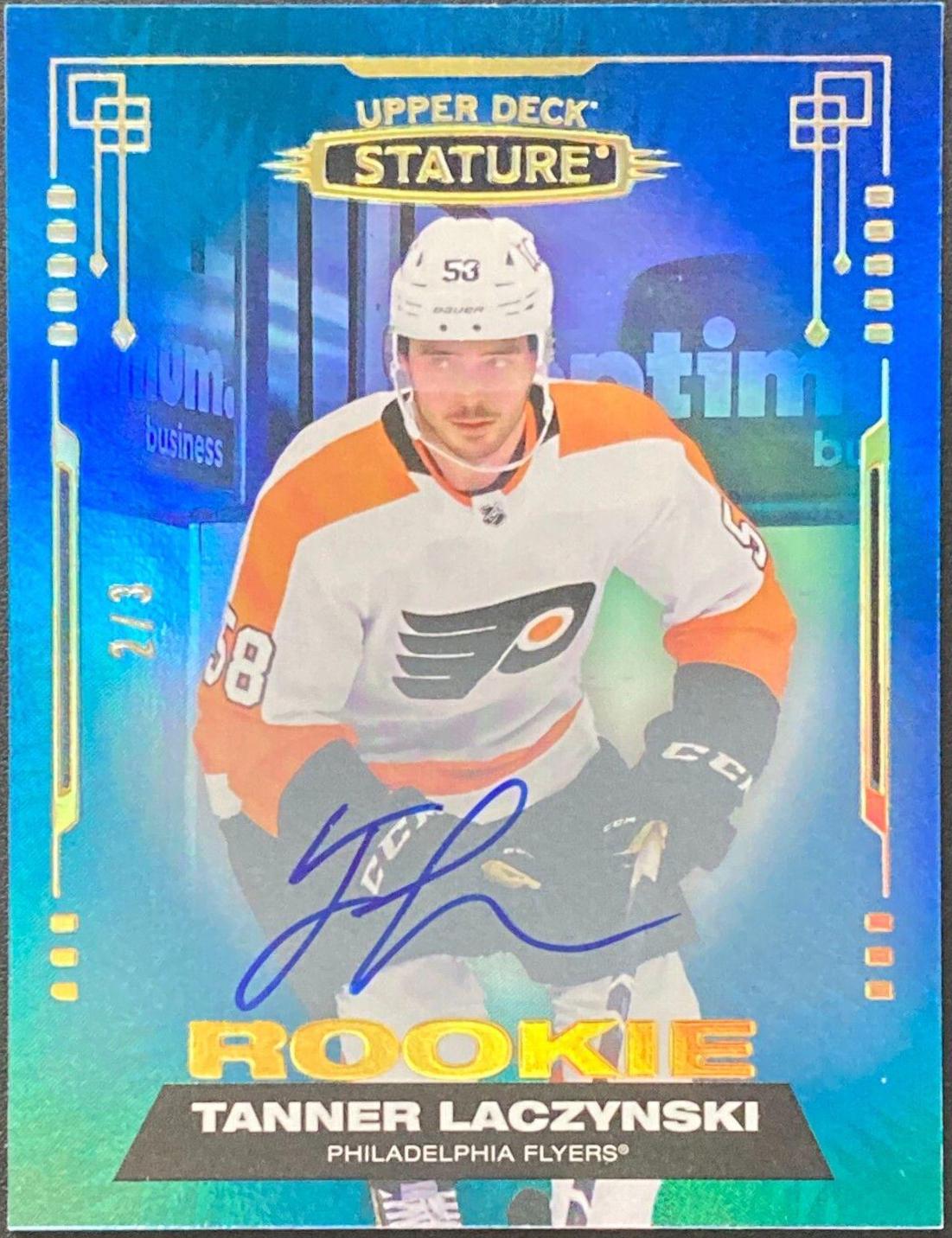 Tanner Laczynski [Photo Variant Autograph Blue] #160