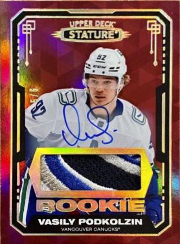 Vasily Podkolzin [Design Variant Autograph Material Red] #139