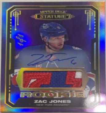 Zac Jones [Design Photo Variant Autograph Material Purple] #164