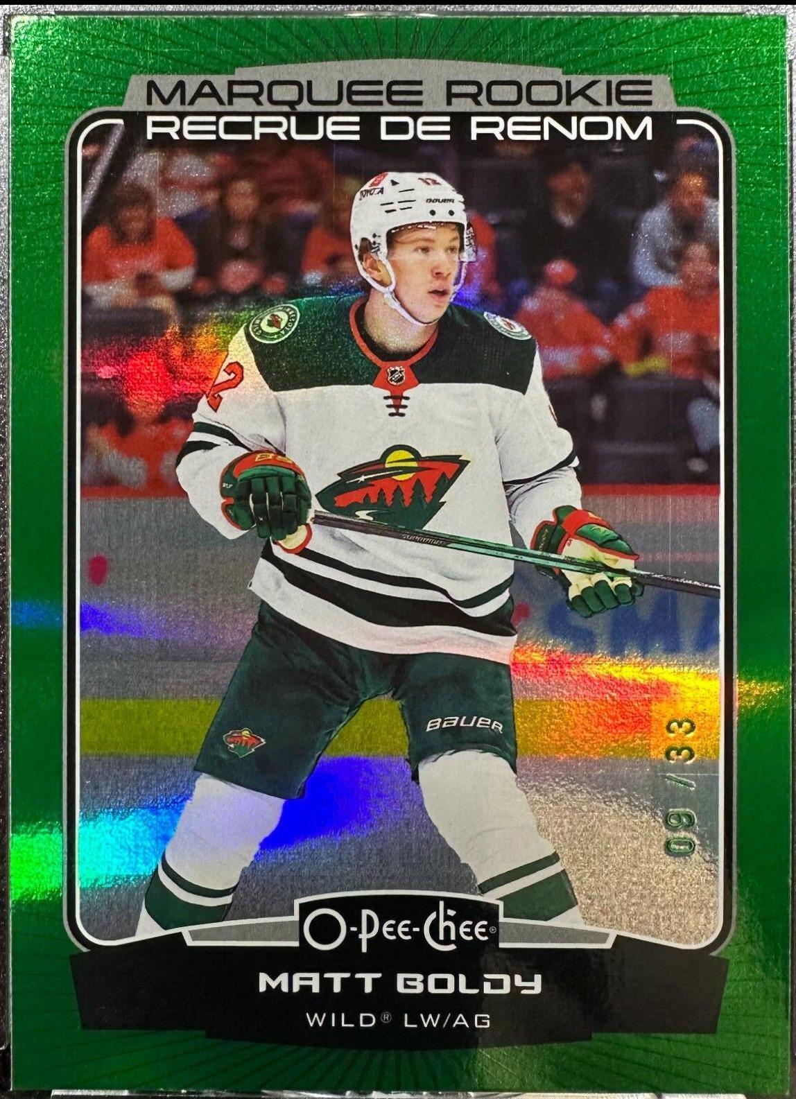 Matt Boldy [Rainbow Green] #541