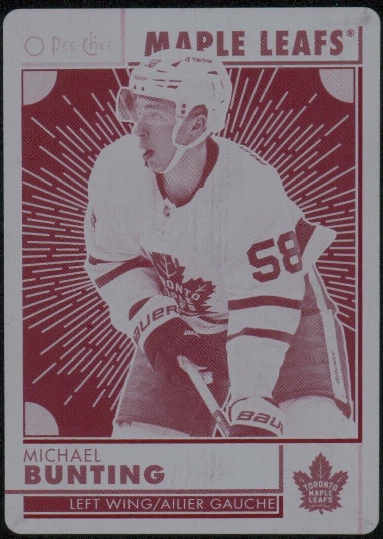 Michael Bunting [Printing Plate] #5