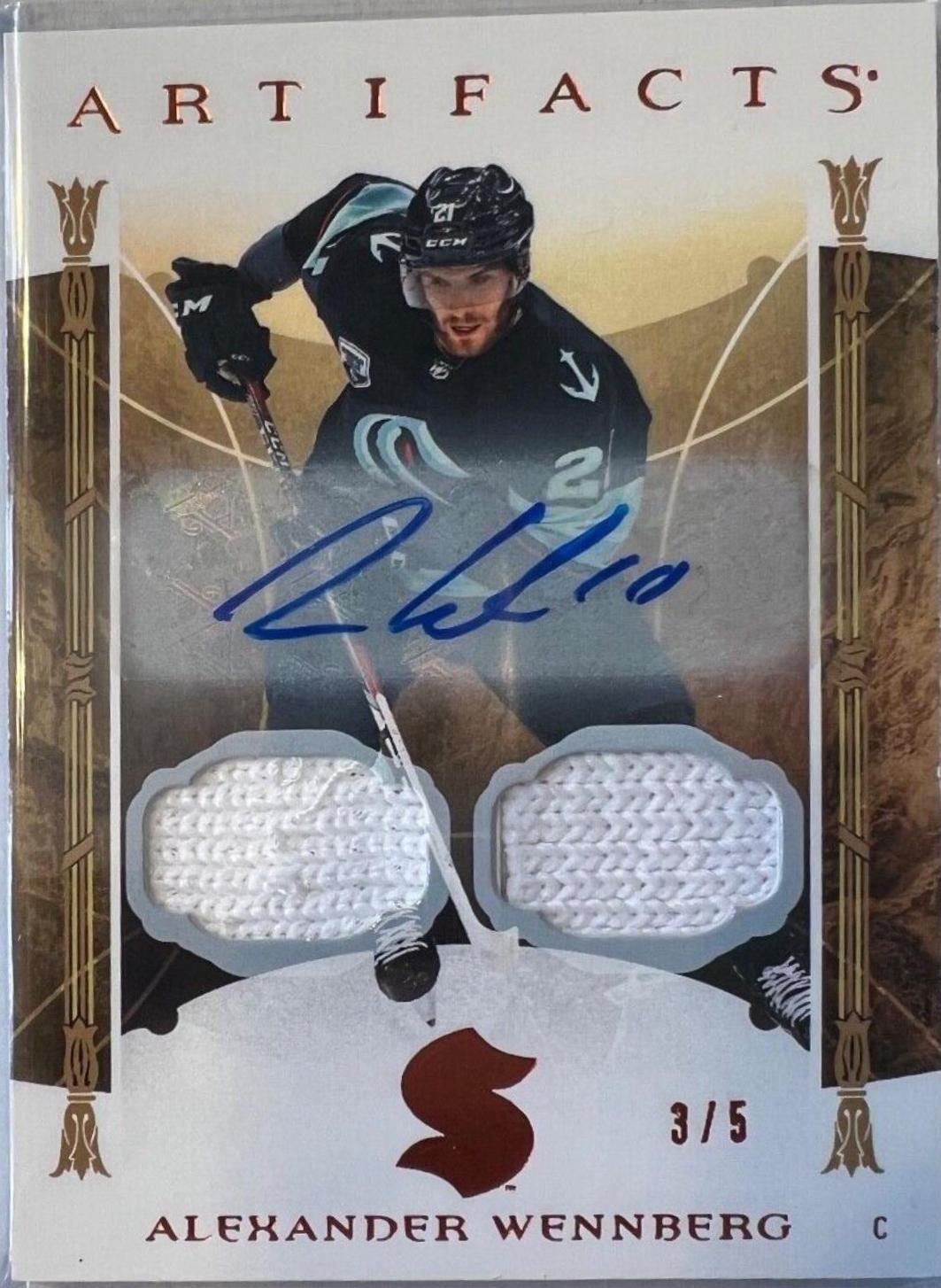 Alexander Wennberg [Material Autograph Orange] #133